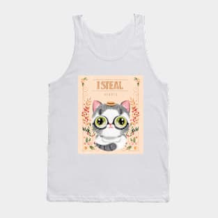 I steal hearts (light yellow) Tank Top